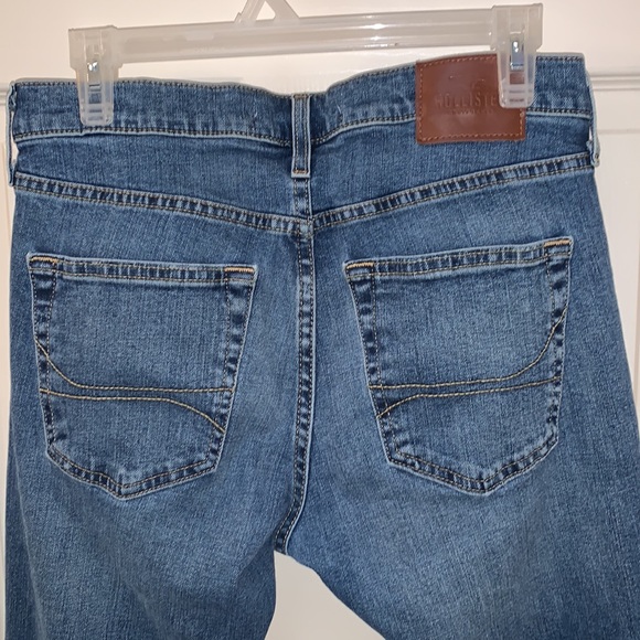 Men’s Hollister Jeans.  Slim Straight Blue Jeans. - Picture 4 of 5